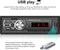 TechU™ Autoradio T138 – 1 Din met Afstandsbediening – FM radio – Bluetooth 5.0 – USB – AUX – SD – Handsfree bellen