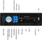 TechU™ Autoradio T87 – 1 Din + Afstandsbediening – Bluetooth – AUX – USB – SD – FM radio – Handsfree bellen