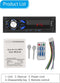 TechU™ Autoradio T90 – 1 Din + Afstandsbediening – Bluetooth – AUX – USB – SD – FM radio – Handsfree bellen – Tijdweergave