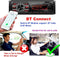 TechU™ Autoradio T91 – 1 Din met Afstandsbediening & Stuurwielbediening – 7 Kleuren LCD Display – Bluetooth – AUX – USB – SD – FM radio – Handsfree bellen