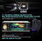 TechU™ Autoradio T92 – 1 Din met Afstandsbediening & Stuurwielbediening – Goud Zwart – Bluetooth – AUX – USB – SD – FM radio – Handsfree bellen – Ingang Achteruitrijcamera