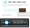 TechU™ Autoradio T93 – 1 Din met Afstandsbediening – 7 Kleuren LCD Display – Bluetooth – AUX – USB – SD – DAB DAB+ FM radio – Handsfree bellen