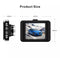 TechU™ Dashcam Camera – M26 Zwart – Dashboardcamera – 2” Scherm – Bewegingssensor – Loop recording – Nachtvisie – 120° Wijdhoeklens - voor auto