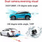 TechU™ Dashcam Dual Camera M22 – Dashboardcamera – Full HD Camera – Nachtvisie – G-sensor – Parkeer Monitor – Loop Recording - voor auto