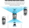 TechU™ Dashcam Dual Camera – MO7 Zilver – Dashboardcamera – 3 inch Full HD Scherm – Nachtvisie – Loop Recording – Bewegingssensor – G-sensor – Parkeer Monitor – Incl. Achteruitrijcamera - voor auto