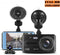 TechU™ Dashcam M12 Pro Dual Camera Zwart – Dashboardcamera – 4.39 inch IPS Scherm – Full HD 1080p – Loop-cycle Recording – Nachtvisie – Bewegingssensor – G-sensor – Autocamera Voor én Achter - voor auto