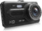 TechU™ Dashcam M12 Pro Dual Camera Zwart – Dashboardcamera – 4.39 inch IPS Scherm – Full HD 1080p – Loop-cycle Recording – Nachtvisie – Bewegingssensor – G-sensor – Autocamera Voor én Achter - voor auto
