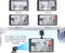 TechU™ Dashcam M12 Pro Dual Camera Zwart – Dashboardcamera – 4.39 inch IPS Scherm – Full HD 1080p – Loop-cycle Recording – Nachtvisie – Bewegingssensor – G-sensor – Autocamera Voor én Achter - voor auto