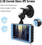 TechU™ Dashcam M12 Pro Dual Camera Zwart – Dashboardcamera – 4.39 inch IPS Scherm – Full HD 1080p – Loop-cycle Recording – Nachtvisie – Bewegingssensor – G-sensor – Autocamera Voor én Achter - voor auto