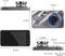 TechU™ Dashcam Voor en Achter Camera – M06 Pro – Dashboardcamera – 4” Scherm – Full HD 1080P – 170° Wijdhoeklens – Nachtvisie – Looprecording – Bewegingssensor – G-sensor – Parkeermonitor – Incl. Achteruitrijcamera - voor auto