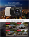 TechU™ Dashcam Voor en Achter Camera – M07 Pro – Dashboardcamera – 4” Scherm – Full HD 1080P – 170° Wijdhoeklens – Parkeermonitor – Looprecording – Bewegingssensor – G-sensor – Nachtvisie – Incl. Achteruitrijcamera - voor auto