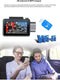 TechU™ Dashcam Voor en Achter Camera – M12 Zwart – Dashboardcamera – 3” Scherm – Full HD 1080P – GPS & Wifi – 150° Wijdhoeklens – Nachtvisie – Loop recording – Bewegingssensor – G-sensor – Parkeermodus – Incl. Achteruitrijcamera
