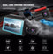 TechU™ Dashcam Voor en Achter Camera – M17 Zwart – Dashboardcamera – Full HD 1080P – 150° Wijdhoeklens – Nachtvisie – Loop recording – Bewegingssensor – G-sensor – Parkeermodus – Incl. Achteruitrijcamera - voor auto