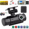 TechU™ Dashcam Voor en Achter Camera – M18 Zwart – Dashboardcamera – Full HD 1080P – GPS Radar Detector – 140° Wijdhoeklens – Nachtvisie – Loop recording – Bewegingssensor – G-sensor – Parkeermodus – Incl. Achteruitrijcamera - Kerst & Kerstcadeau