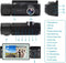 TechU™ Dashcam Voor en Achter Camera – M18 Zwart – Dashboardcamera – Full HD 1080P – GPS Radar Detector – 140° Wijdhoeklens – Nachtvisie – Loop recording – Bewegingssensor – G-sensor – Parkeermodus – Incl. Achteruitrijcamera - Kerst & Kerstcadeau