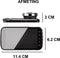 TechU™ Dashcam Voor en Achter Camera – M19 Antraciet – Dashboardcamera – Full HD 1080P – 170° Wijdhoeklens – G-sensor – Parkeermodus – Nachtvisie – Loop recording – Bewegingssensor – Incl. Achteruitrijcamera - voor auto