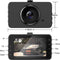 TechU™ Dashcam Voor en Achter Camera – M20 Zwart – Dashboardcamera – Full HD 1080P – 170° Wijdhoeklens – G-sensor – Bewegingssensor – Parkeermodus – Loop recording – Nachtvisie – Incl. Achteruitrijcamera - voor auto