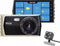 TechU™ Dashcam Voor en Achter Camera – M22 – Dashboardcamera – 4” Scherm – 170° Wijdhoeklens – G-sensor – Bewegingssensor – Parkeermodus – Loop recording – Nachtvisie – Incl. Achteruitrijcamera - voor auto