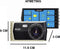 TechU™ Dashcam Voor en Achter Camera – M22 – Dashboardcamera – 4” Scherm – 170° Wijdhoeklens – G-sensor – Bewegingssensor – Parkeermodus – Loop recording – Nachtvisie – Incl. Achteruitrijcamera - voor auto
