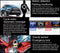 TechU™ Dashcam Voor en Achter Camera – M22 – Dashboardcamera – 4” Scherm – 170° Wijdhoeklens – G-sensor – Bewegingssensor – Parkeermodus – Loop recording – Nachtvisie – Incl. Achteruitrijcamera - voor auto