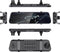 TechU™ Dashcam Voor en Achter Camera – M27 Zwart – Dashboardcamera – 9.66 inch Scherm – GPS & Wifi – G-sensor – Bewegingssensor – Loop recording – Nachtvisie – 150° Wijdhoeklens – Incl. Achteruitrijcamera - voor auto
