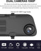 TechU™ Dashcam Voor en Achter Camera – M28 Zwart – Dashboardcamera – 11.66 inch Scherm – GPS & Wifi – G-sensor – Bewegingssensor – Loop recording – Nachtvisie – 170° Wijdhoeklens – Incl. Achteruitrijcamera - voor auto