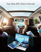 TechU™ Dashcam Voor en Achter Camera – M28 Zwart – Dashboardcamera – 11.66 inch Scherm – GPS & Wifi – G-sensor – Bewegingssensor – Loop recording – Nachtvisie – 170° Wijdhoeklens – Incl. Achteruitrijcamera - voor auto