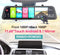 TechU™ Dashcam Voor en Achter Camera – M28 Zwart – Dashboardcamera – 11.66 inch Scherm – GPS & Wifi – G-sensor – Bewegingssensor – Loop recording – Nachtvisie – 170° Wijdhoeklens – Incl. Achteruitrijcamera - voor auto