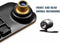 TechU™ Dashcam Voor en Achter Camera – M30 Zwart – Dashboardcamera – 4.3” Scherm & 12” Spiegel – G-sensor – Bewegingssensor – Loop recording – Nachtvisie – 150° Wijdhoeklens – Incl. Achteruitrijcamera - voor auto