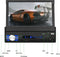 TechU™ T46 Autoradio met Uitklapscherm – 1 Din 7 inch – Afstandsbediening & Stuurwielbediening – Wifi – Bluetooth – USB – AUX – FM Radio – Handsfree bellen – Stembediening