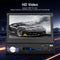 TechU™ T46 Autoradio met Uitklapscherm – 1 Din 7 inch – Afstandsbediening & Stuurwielbediening – Wifi – Bluetooth – USB – AUX – FM Radio – Handsfree bellen – Stembediening