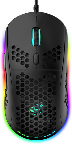 Techvavo® Computer Muis - Lichte Muis - Muis met LED Verlichting - Stille Muis - Muis met Draad