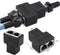 Techvavo® Ethernet Splitter - Netwerk Splitter - RJ45 Splitter - LAN Splitter - Ethernet Splitter 1 naar 2 - Ethernet Adapter