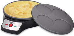 Techwood TCP721 – Pannenkoekenmaker - verwisselbare bakplaten - Ø 28 cm