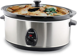Techwood TMJ450 - Elektrische Slowcooker - 4.5 L - RVS