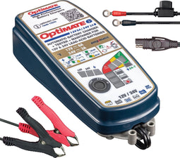 Tecmate Optimate 6 Acculader 12V - 6A & 24V - 3A Druppellader - TM380