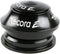 Tecora Balhoofdstel Geïntegreerd E-bike 1 1/8 Inch Zwart