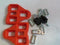 Tecora Schoenplaat Look Lmi 766 Rood Per Set