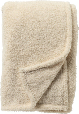 TED - Plaid 150x200 cm - heerlijk zacht en cozy - Tofu - beige