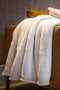 TED - Plaid 150x200 cm - heerlijk zacht en cozy - Tofu - beige