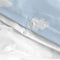 Happy Friday Duvet cover set 2 pieces Clouds blue 135/140x200 cm (Single) Blue