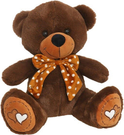 Teddybeer - Knuffel - Beer - donker bruin 24 CM