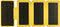Aqiila Powerbird BS10 - Powerbank - 10.000 mAh - 4 zonnepanelen - Geel
