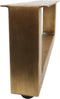 Tafelpoten U-model - 39x10x15 - Antique gold - Set van 2