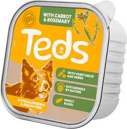 Teds Kuipje Adult 150 g - Hondenvoer - 12 x Wortel&Rozemarijn Volwassen Honden