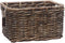 New Looxs Brisbane Large - Rotan Fietsmand - Handgemaakt - Voorop - 39 liter - Bruin