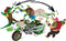 Teenage Mutant Ninja Turtles - Drive N Kick Cycle W/Figure