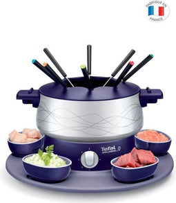 Tefal Color Simply Invents EF351412 - Fondueset - 8 fonduevorkjes - RVS