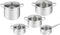 Tefal Cook Eat 5-delige kookset (steelpan 16 cm, kookpannen 18/20/24 cm, soeppan 22 cm)