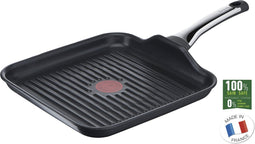 Tefal Excellence Grillpan - Ø26 cm - Inductie - Anti-aanbaklaag - Aluminium - Zwart